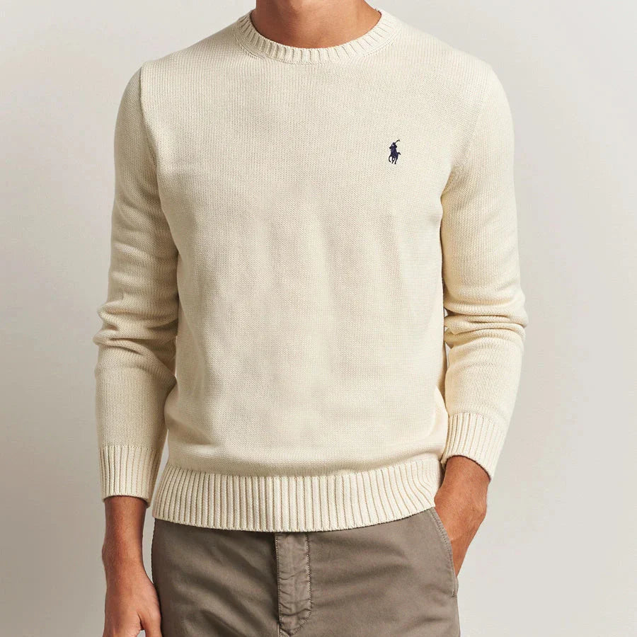 [1 KAUFEN, 2 BEKOMMEN] Baumwoll-Rundhalspullover RL